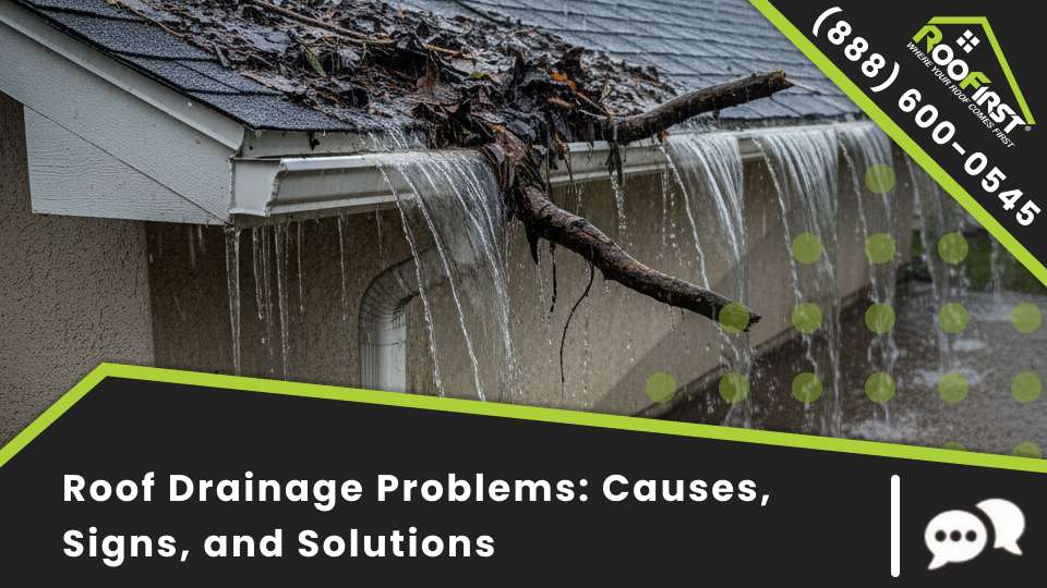 Roof Drainage Problems_ Causes, Signs, and Solutions